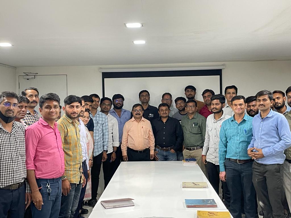 Safety inspection on industrial floor